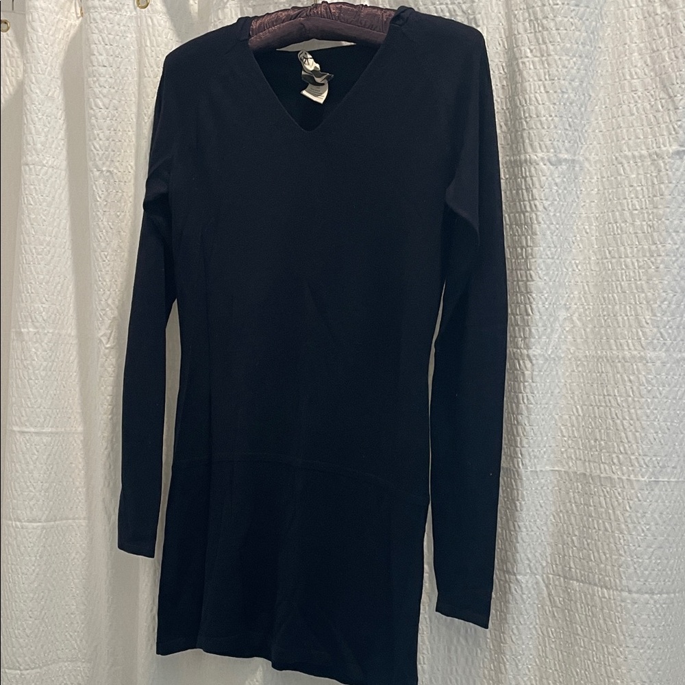 Barneys New York CO-OP Black Long Sleeve Dress